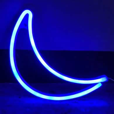 Moon LED Neon Light Sign