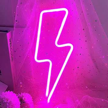 Lightning LED Neon Sign