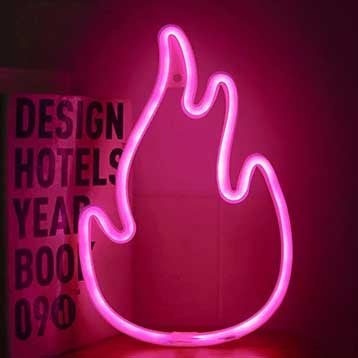 Fire LED Neon Sign