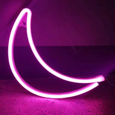 Moon LED Neon Light Sign