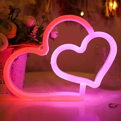 Heart LED Neon Sign