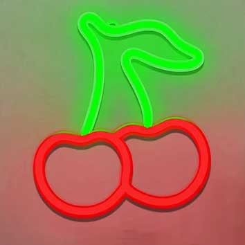 Cherry LED Neon Sign