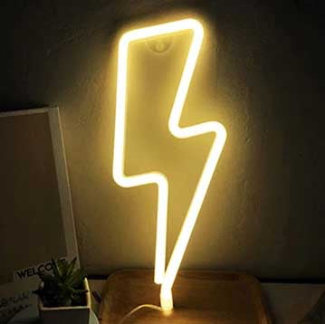 Lightning LED Neon Sign