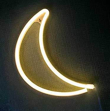 Moon LED Neon Light Sign